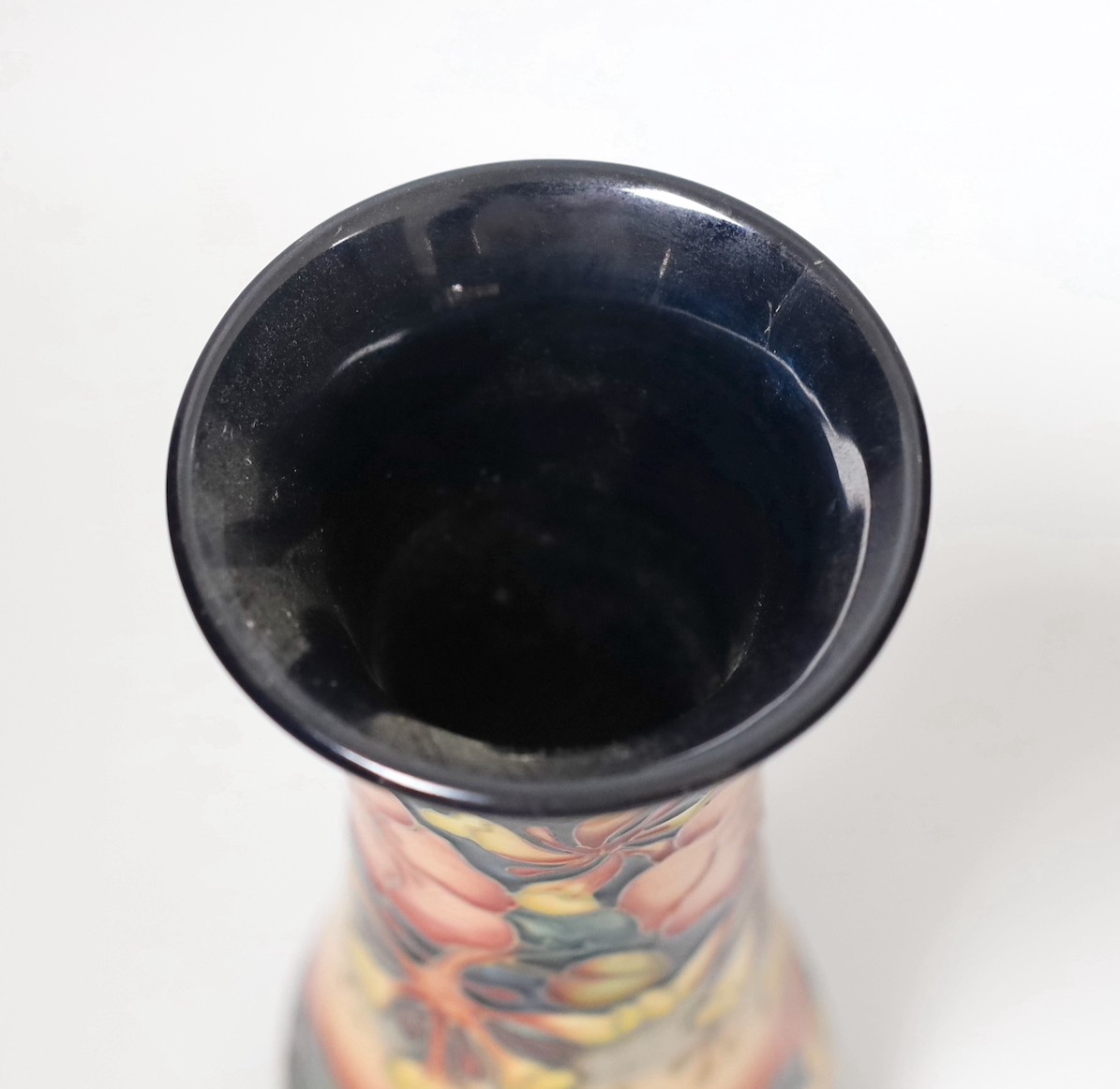 A Moorcroft Oberon pattern vase, 21cm